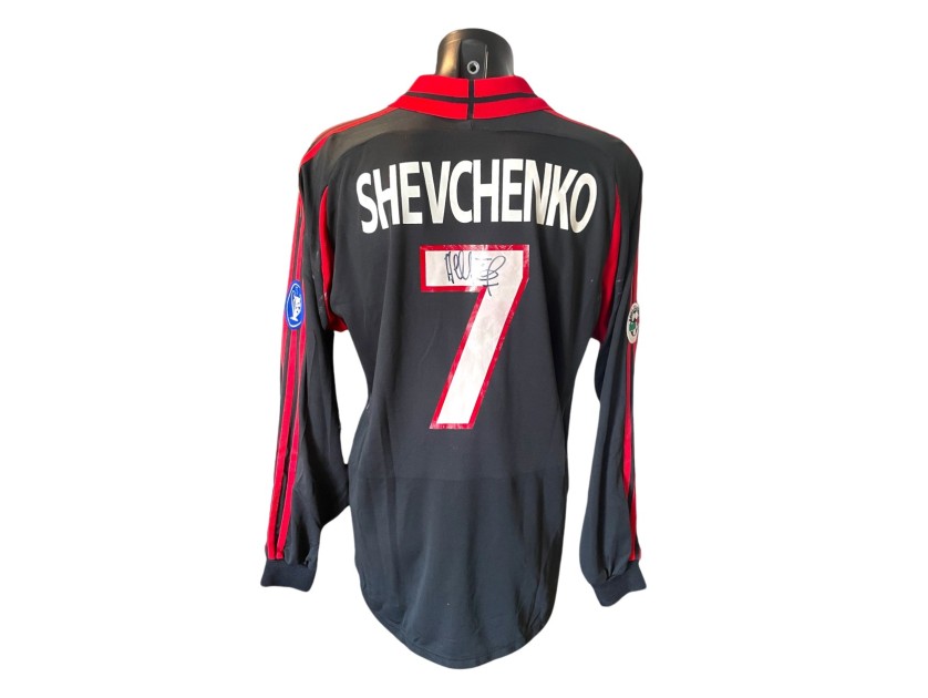 Andriy Shevchenko's AC Milan 2000/01 Signed Shirt 