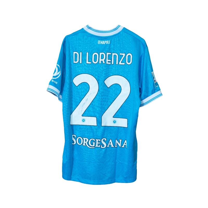 Di Lorenzo's Napoli Official Shirt, 2025/26 - Signed