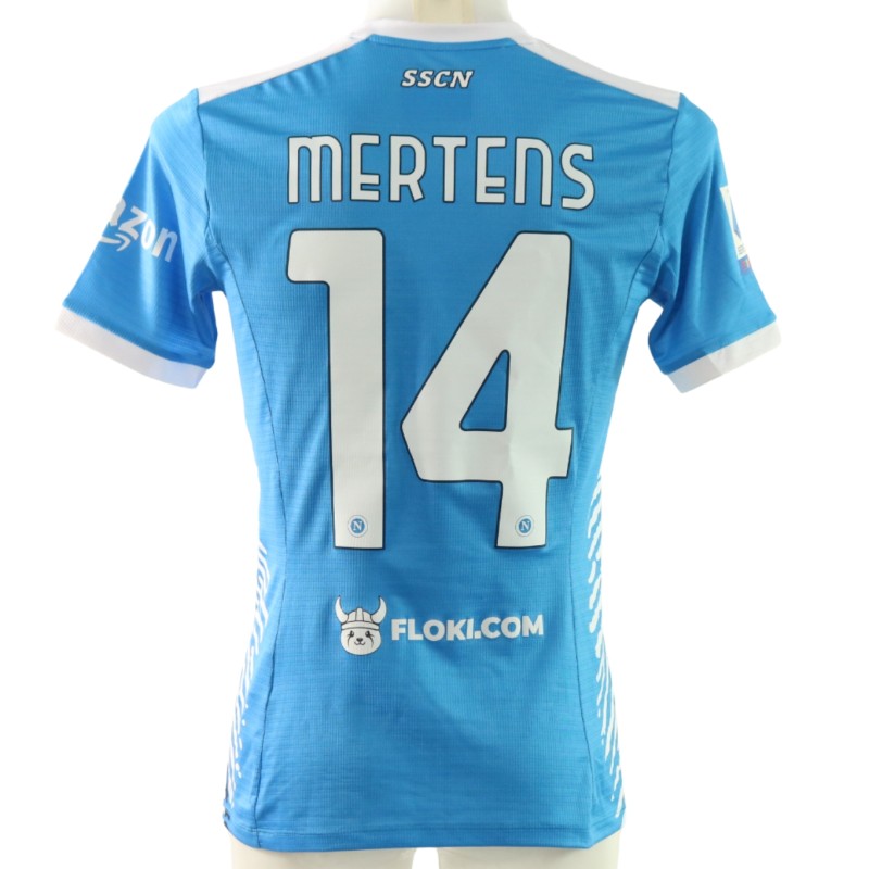 Mertens' Napoli Match-Issued Shirt, 2021/22 - Maradona Limited Edition