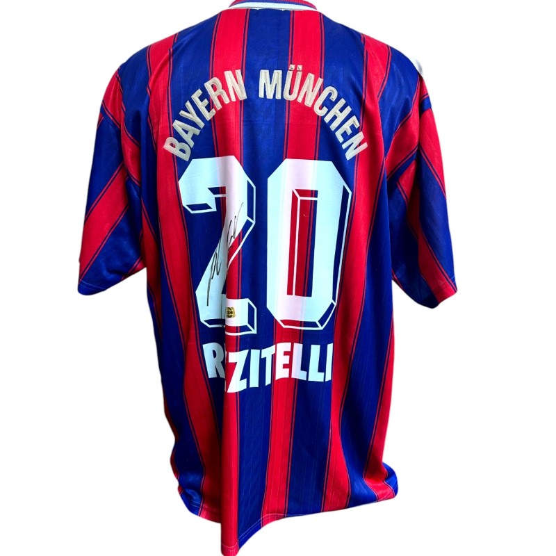 Rizzitelli's Bayern Monaco Signed Official Shirt, 1996/97