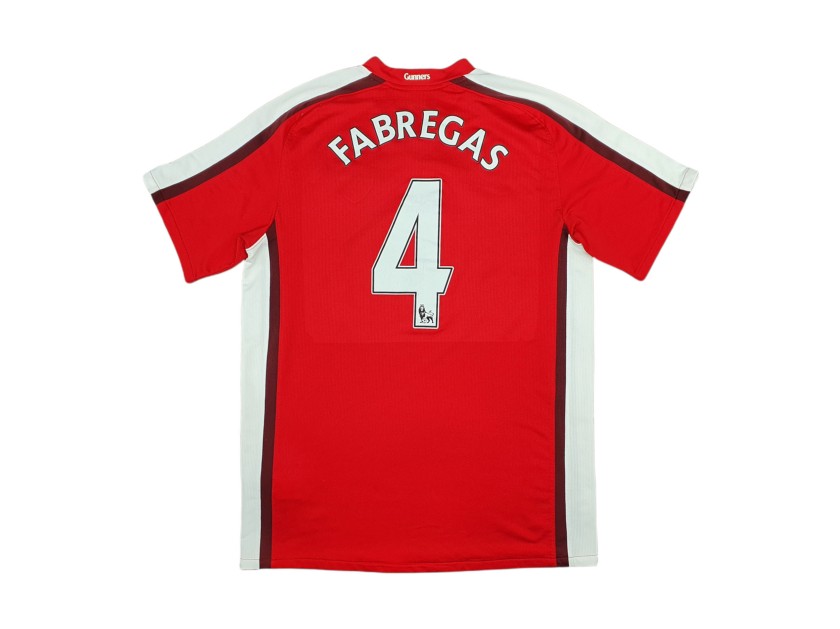 Maglia Arsenal 2008/10 di Fabregas - Autografata con dedica personalizzata