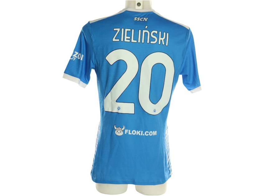 Maglia Gara Zielinski Napoli vs Lazio, 2021 - Edizione Limitata Maradona