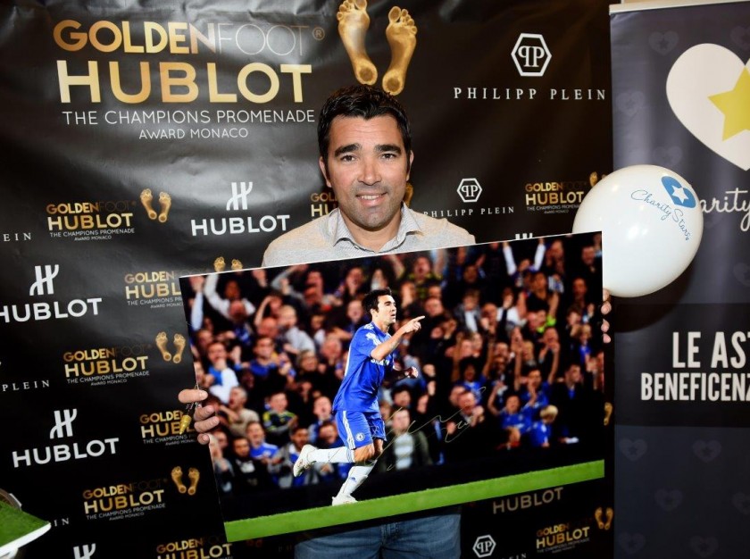 Deco Chelsea signed picture, 50x100