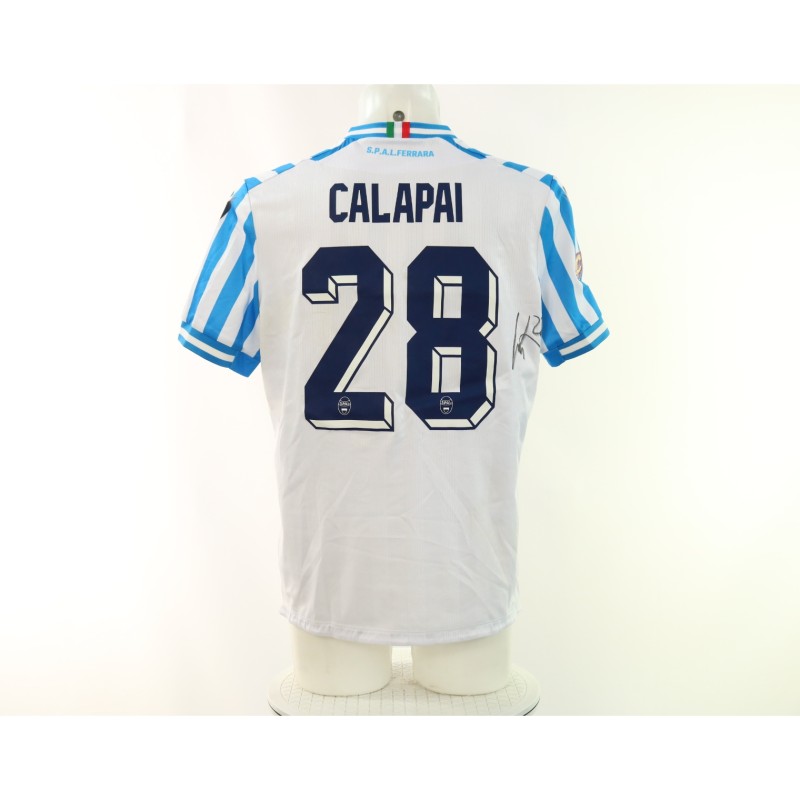 Maglia Calapai Unwashed SPAL vs Perugia 2025 - Autografata