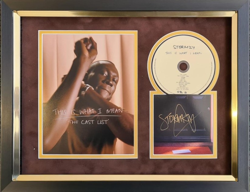 Stormzy Signed and Mounted CD