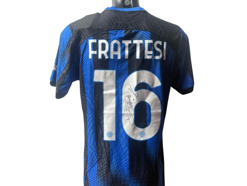 Frattesi Replica Inter Signed Shirt, 2023/24 