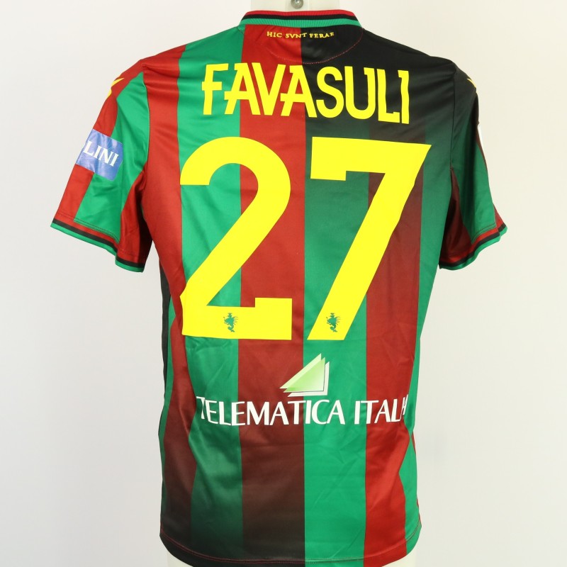 Favasuli's Unwashed Shirt, Ternana vs Parma 2024 - Associazione Progetto Flavia Patch