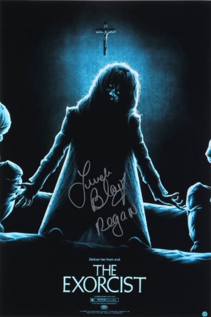 Linda Blair Signed “The Exorcist” Movie Poster