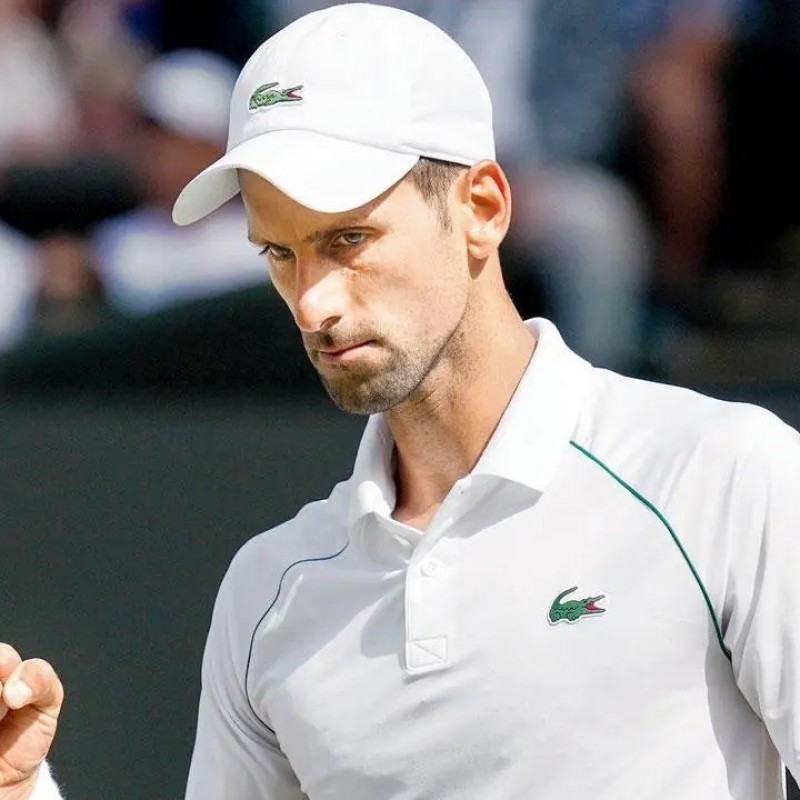 Djokovic's Signed Match Cap, Wimbledon 2022