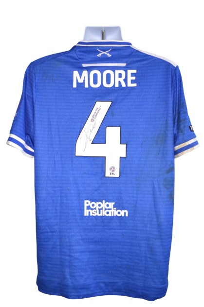 Moore's Bristol Rovers EFL Sky Bet League One Signed Match Worn Shirt, vs Wrexam