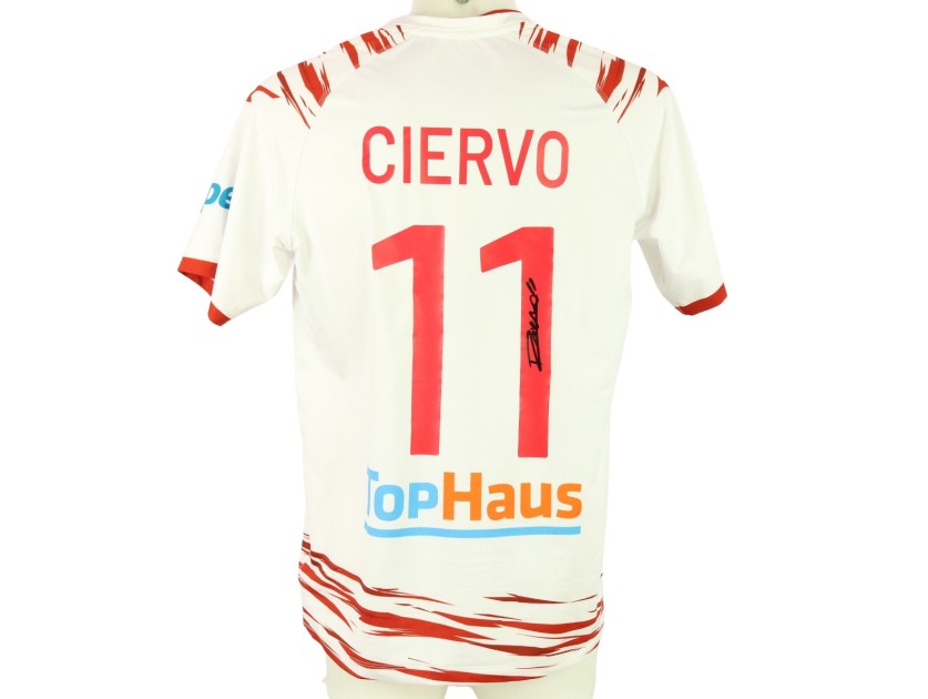 Ciervo's Unwashed Signed Shirt, Sudtirol vs Feralpisalo 2024