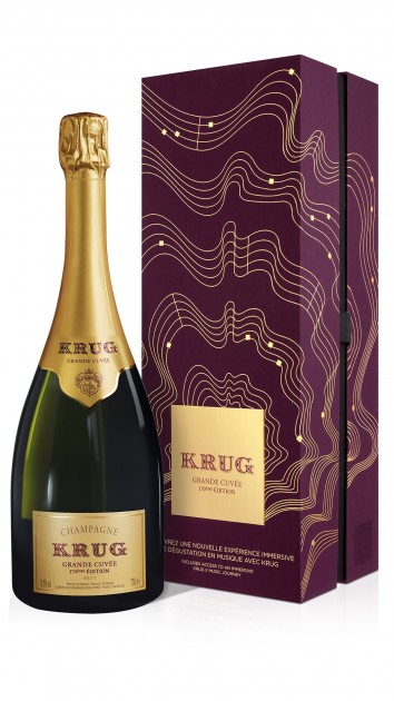 Krug Grande Cuvée 170ème édition Krug Echoes Coffret da Moët Hennessy Italia