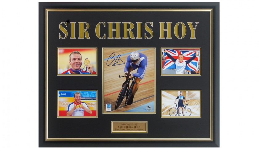 Sir Chris Hoy Signed Olympic Cycling Presentation