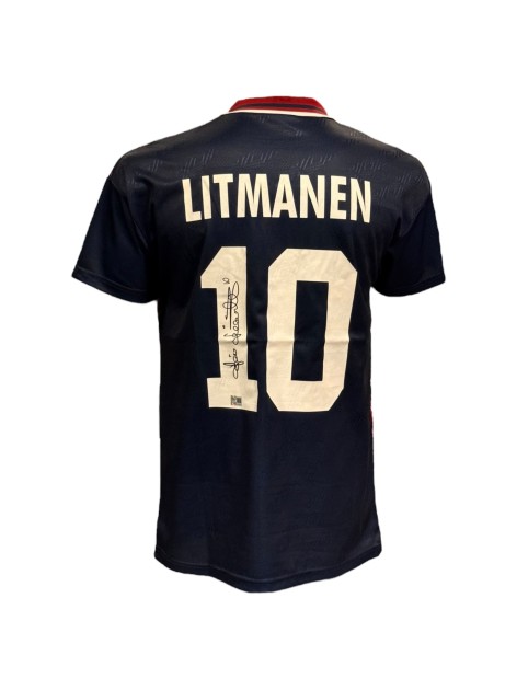 Jari Litmanen's AFC Ajax 1995 Signed Away Shirt