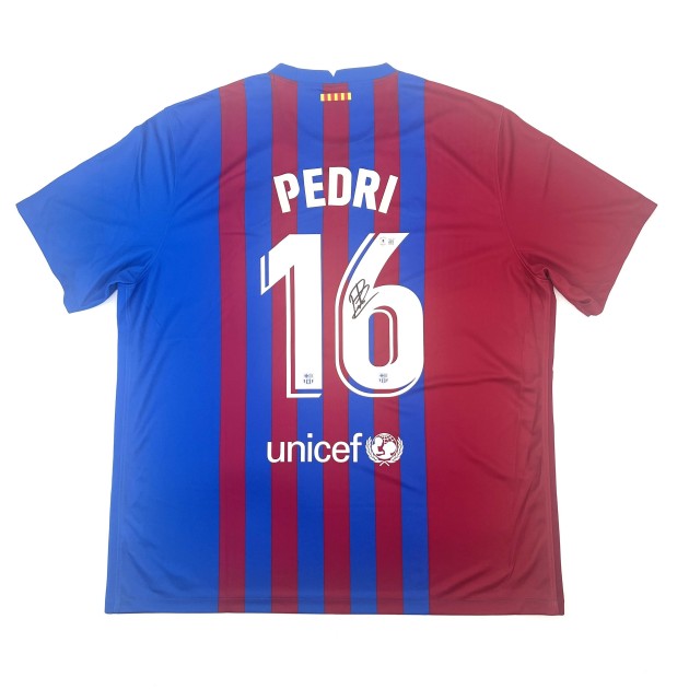 Pedri's FC Barcelona 2022/2023 Signed Shirt