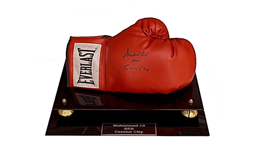 Boxing Glove Signed by Muhammad Ali