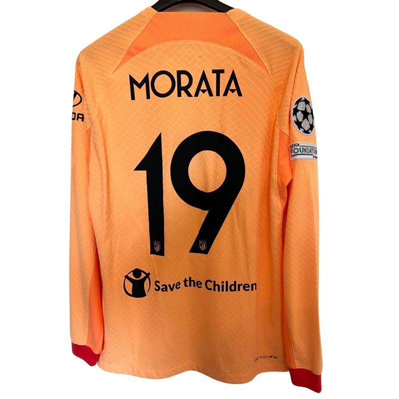 Morato's Atletico Madrid Match-Issued Shirt, UCL 2022/23