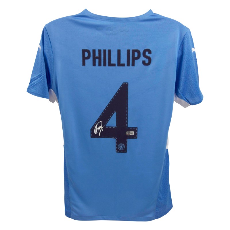 Kalvin Phillips' Manchester City Signed Replica Shirt