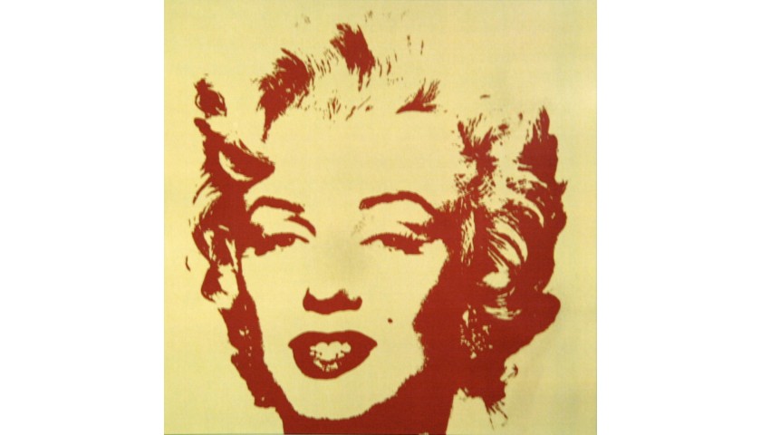 Golden Marilyn Monroe Print by Andy Warhol