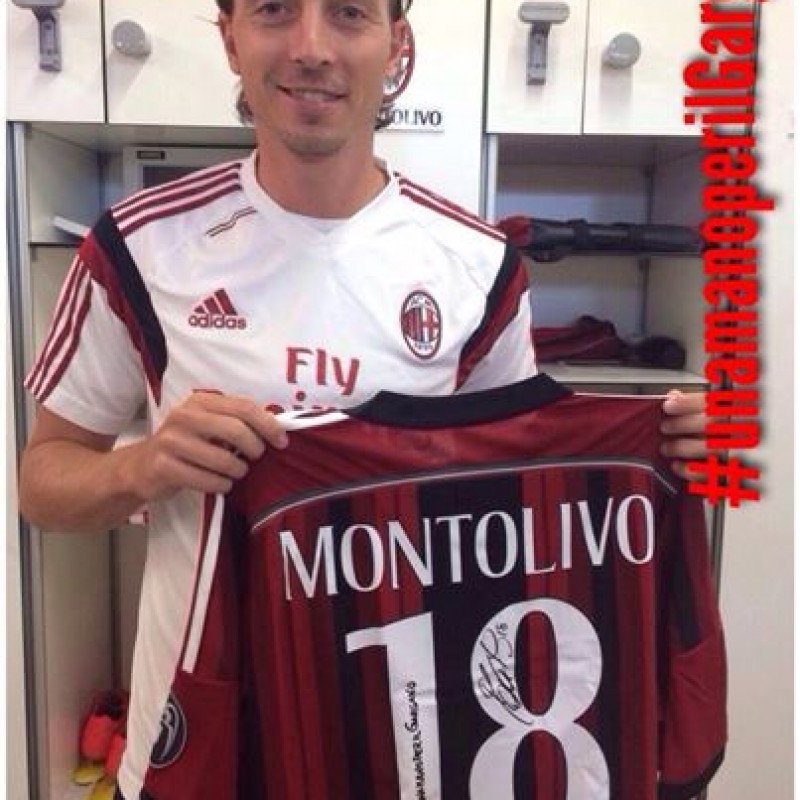 Maglia Riccardo Montolivo Milan, Serie A 2014/2015 - autografata 