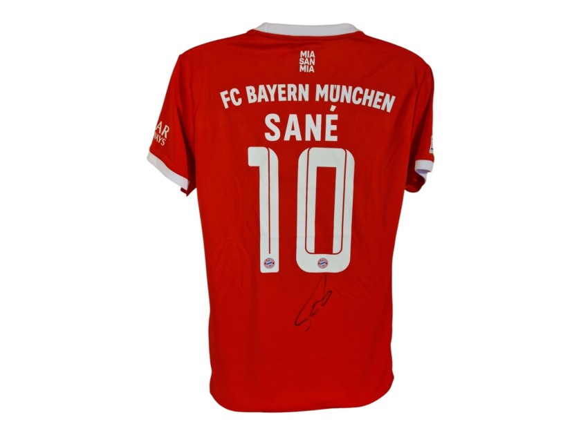  Leroy Sané's Bayern Munich 2023/24 Signed Replica Shirt