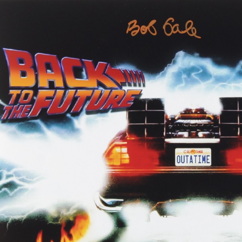 Bob Gale Signed “Back to The Future” Photograph