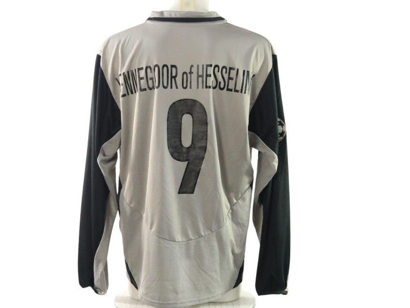 Vennegoor of Hesselink's Match-Issued Shirt Monaco vs PSV Eindhoven UCL 2005
