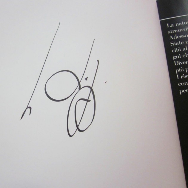 Campioni book by Dolce & Gabbana, signed by Marcello Lippi