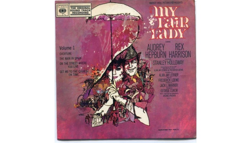 "My Fair Lady" Vinyl Single - Audrey Hepburn, Rex Harrison, 1964