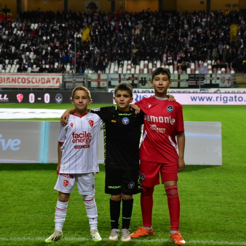 Take the field as Mascot at Padova vs Pro Vercelli