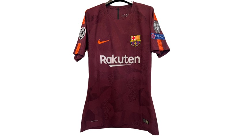 NIKE LIONEL MESSI FC BARCELONA UEFA CHAMPIONS LEAGUE YOUTH HOME JERSEY –