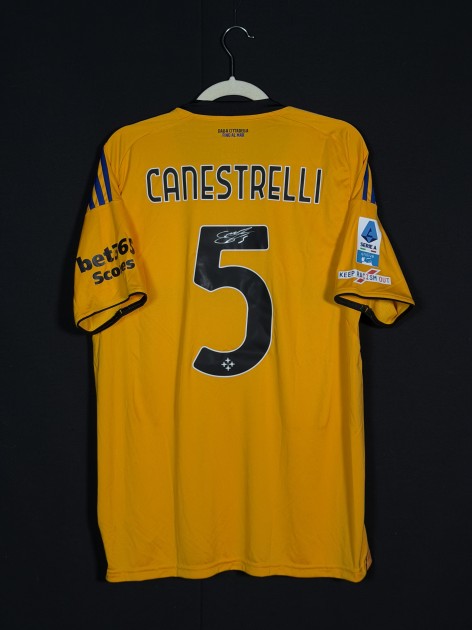  Canestrelli's Signed Match-Worn Shirt, Como vs Pisa 2026