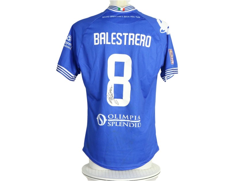 Balestrero's Signed Unwashed Shirt, Alcione Milano vs Union Brescia 2026
