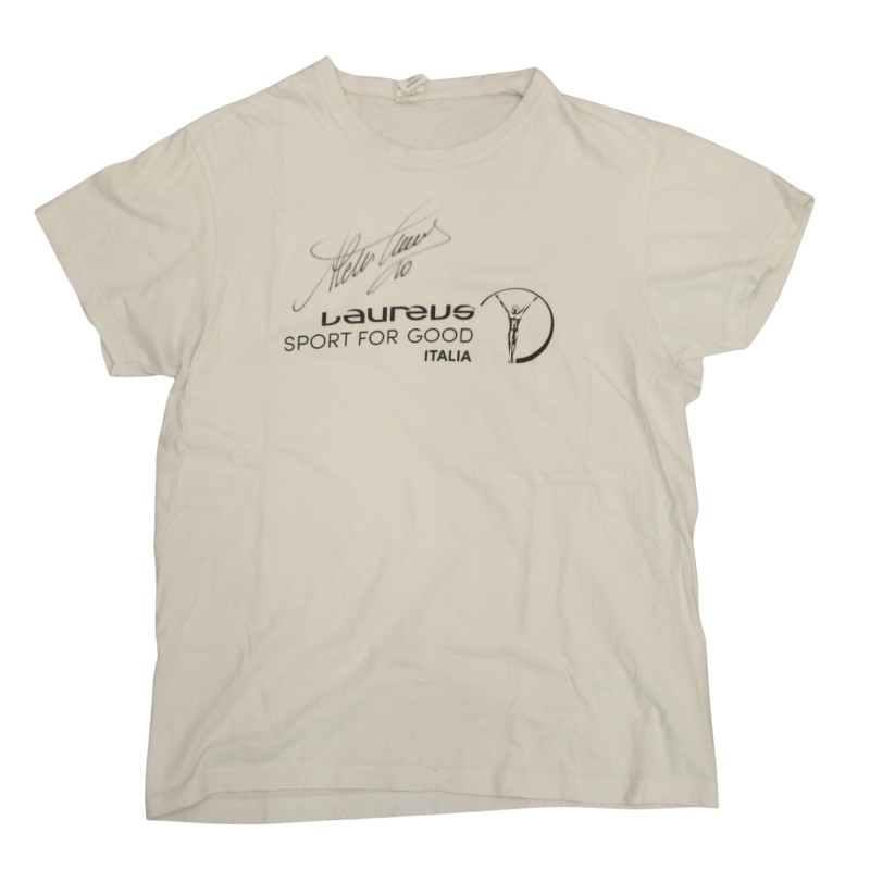 Maglietta Fondazione Laureus - Autografata da Alex Del Piero