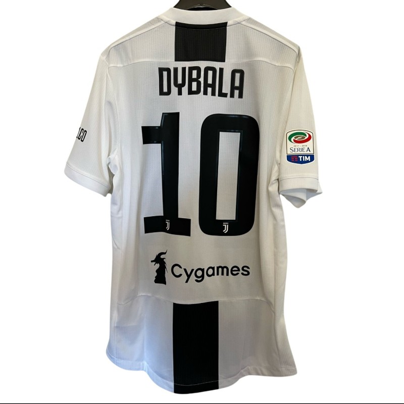 Dybala's Match Shirt, Juventus vs Verona 2018 - Patch UN1CO