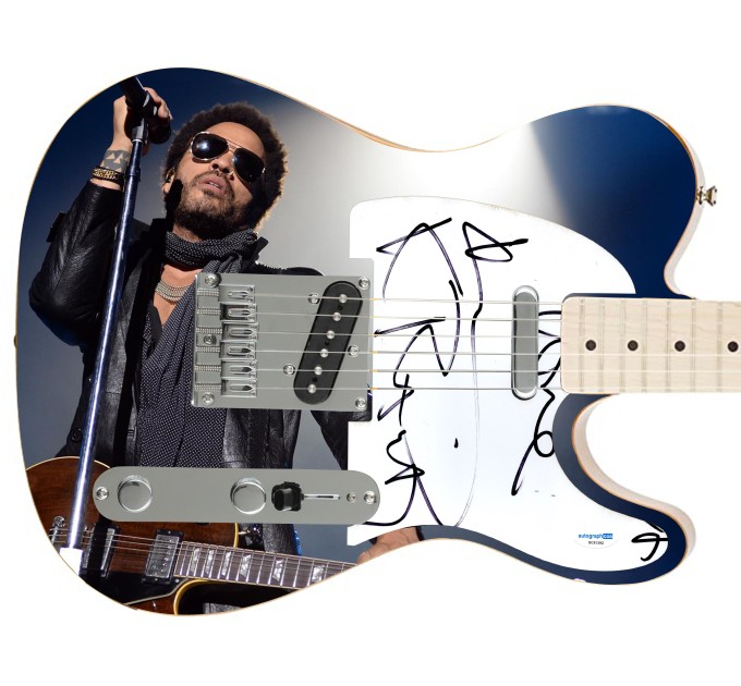 Lenny Kravitz Signed Fender Tele Graphics Guitar