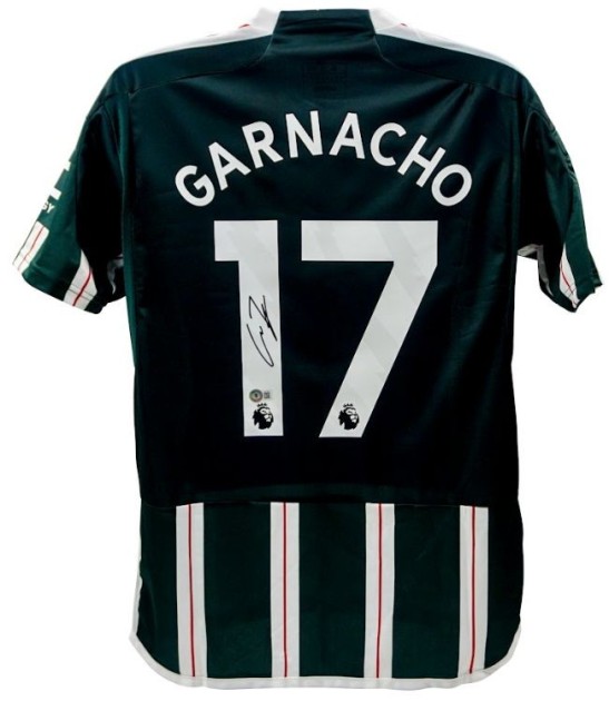 Alejandro Garnacho's Manchester United 2023 Signed Away Shirt