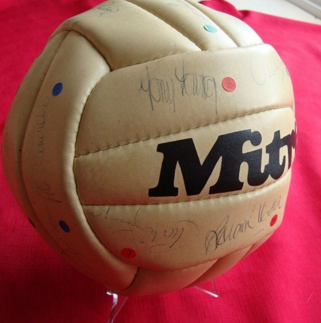 George Best Signed Last Anfield Ball