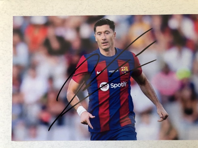 Fotografia - Autografata da Robert Lewandowski