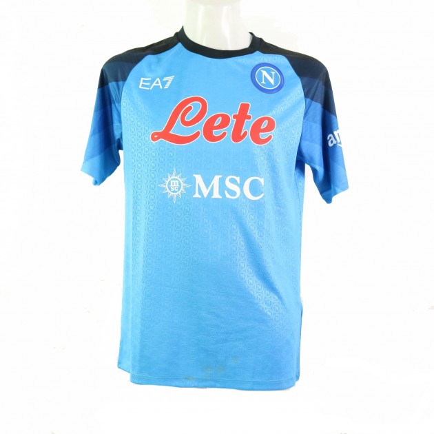 Quadro edizione limitata Maglia gara Osimhen Napoli, 2022/23 - Autografata  - CharityStars