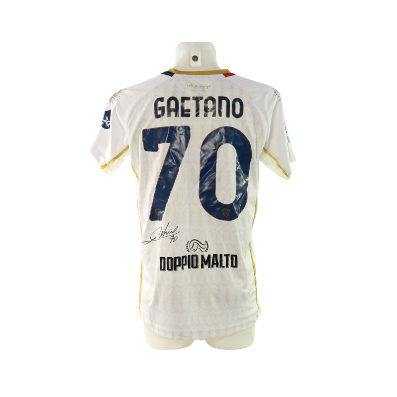 Gaetano's Venezia vs Cagliari Signed Unwashed Shirt, 2024