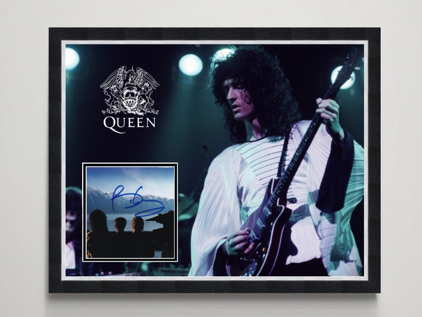 Brian May dei Queen, CD firmato con inserto da esposizione