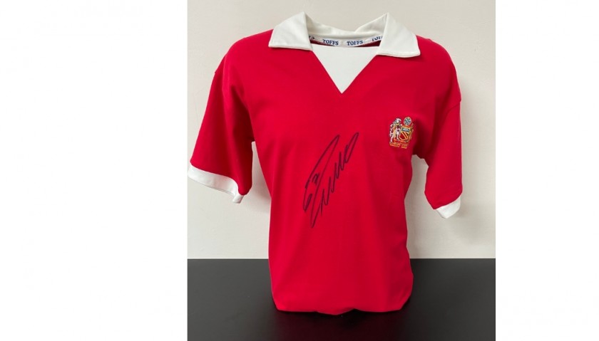 Manchester United Retro Shirt - Signed by Cristiano Ronaldo