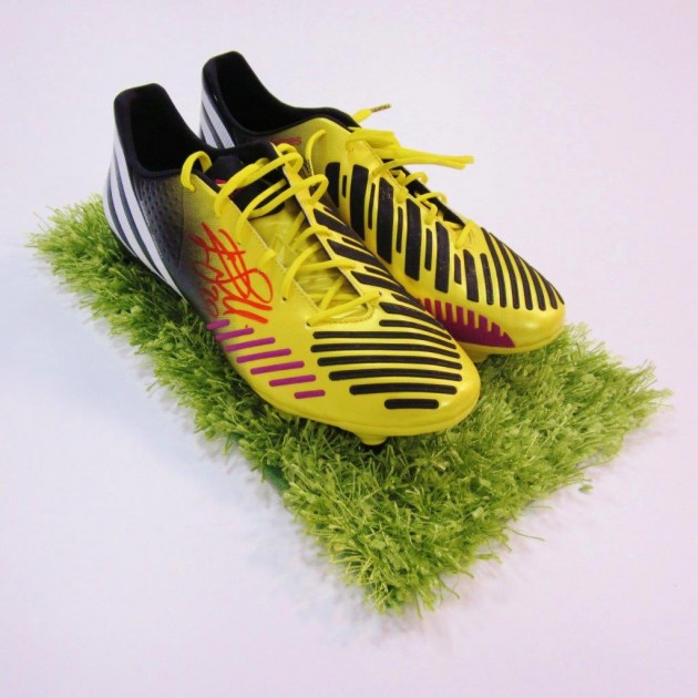 Match issued shoes, Sampdoria, Serie A 2014/2015 - signed by De Silvestri 