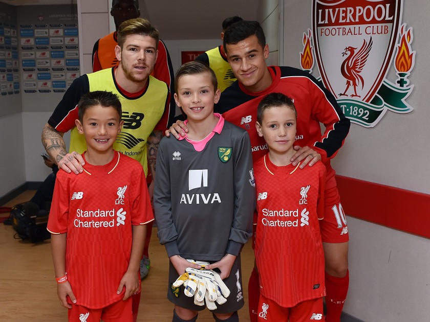 Liverpool Mascot Package for Third Round FA Cup Tie  vs Plymouth Argyle on 8th January 2017