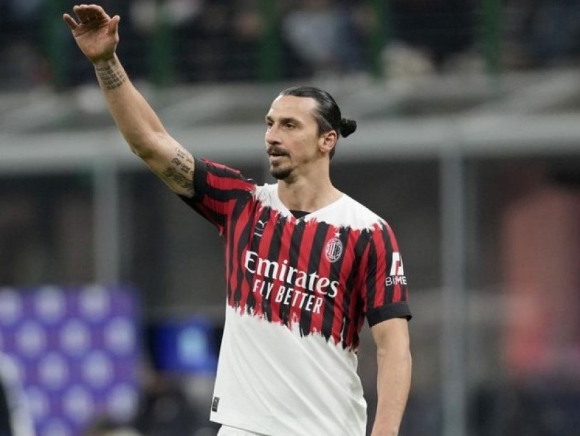 Ibrahimovic Official AC Milan Authentic Shirt, 2021/22