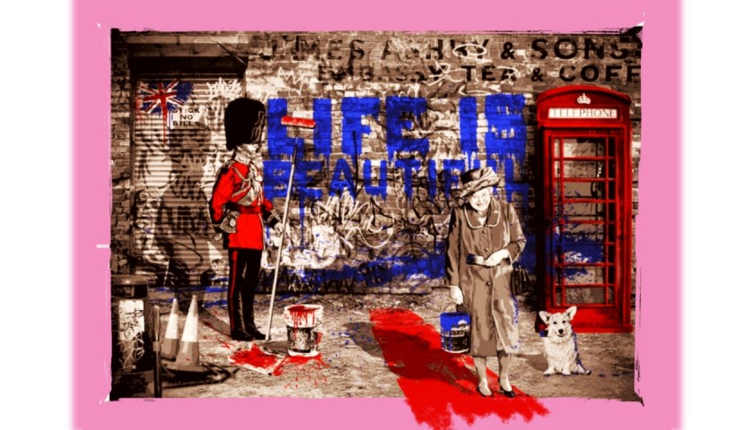 "God Save the Queen vs Banksy" by Mr Ogart