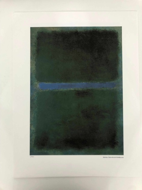 Mark Rothko Signed Offset Lithograph