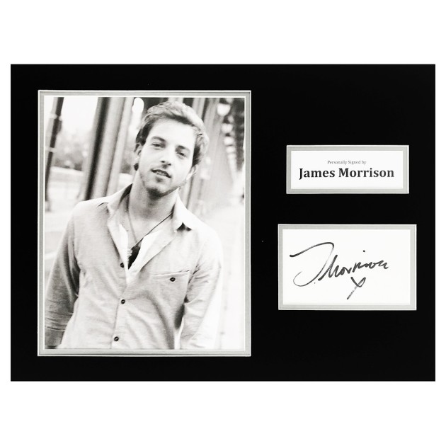 James Morrison Signed Photo Display