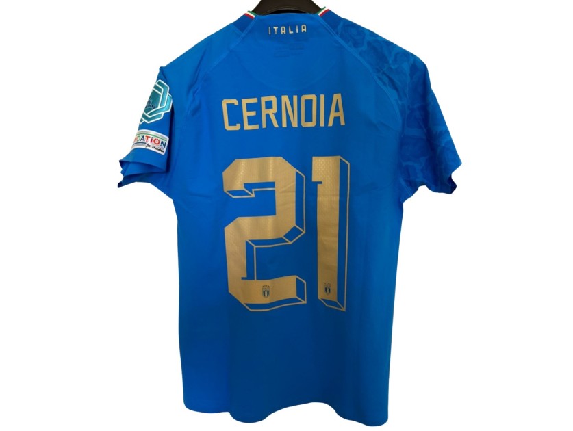 Cernoia's Italy Match Shirt, Women's Euro 2022
